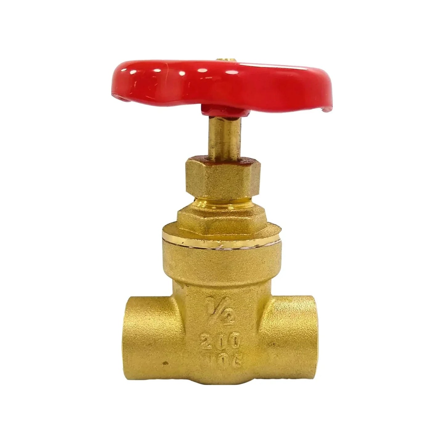 Medida de 1/2",Soldable.,Compuerta.