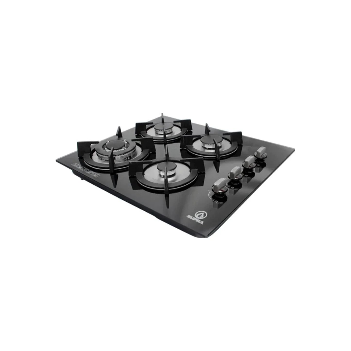 Cubierta de acero inoxidable.,Estufa empotrable en 90 cm de ancho.,4 quemadores de diversas capacidades térmicas.,Con espréas para gas LP o natural.