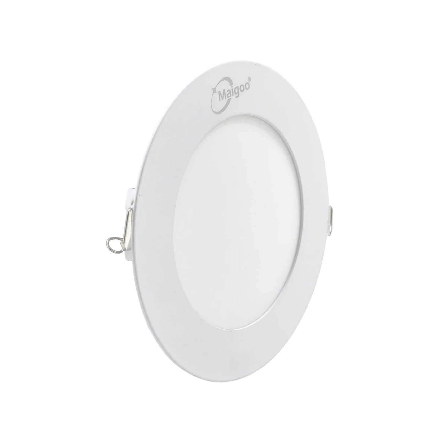 Lámpara panel LED redonda empotrable 6W Maigoo blanca