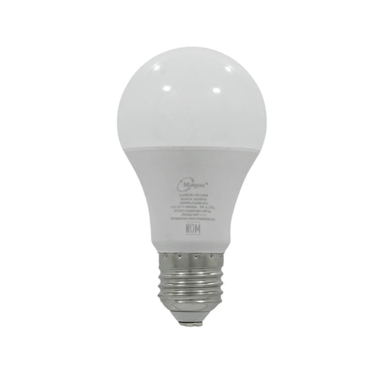 Lámpara de 9 W,Base E27 estándar.,Acabado nevado.