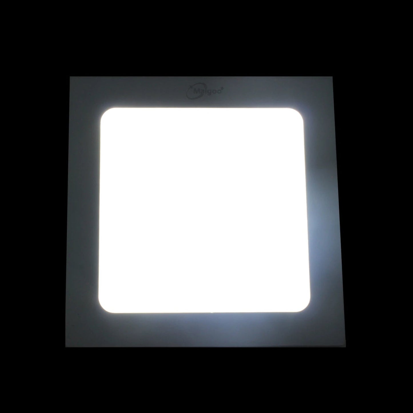 Lámpara panel LED cuadrada Maigoo 12W empotrable con luz blanca brillante para iluminación interior