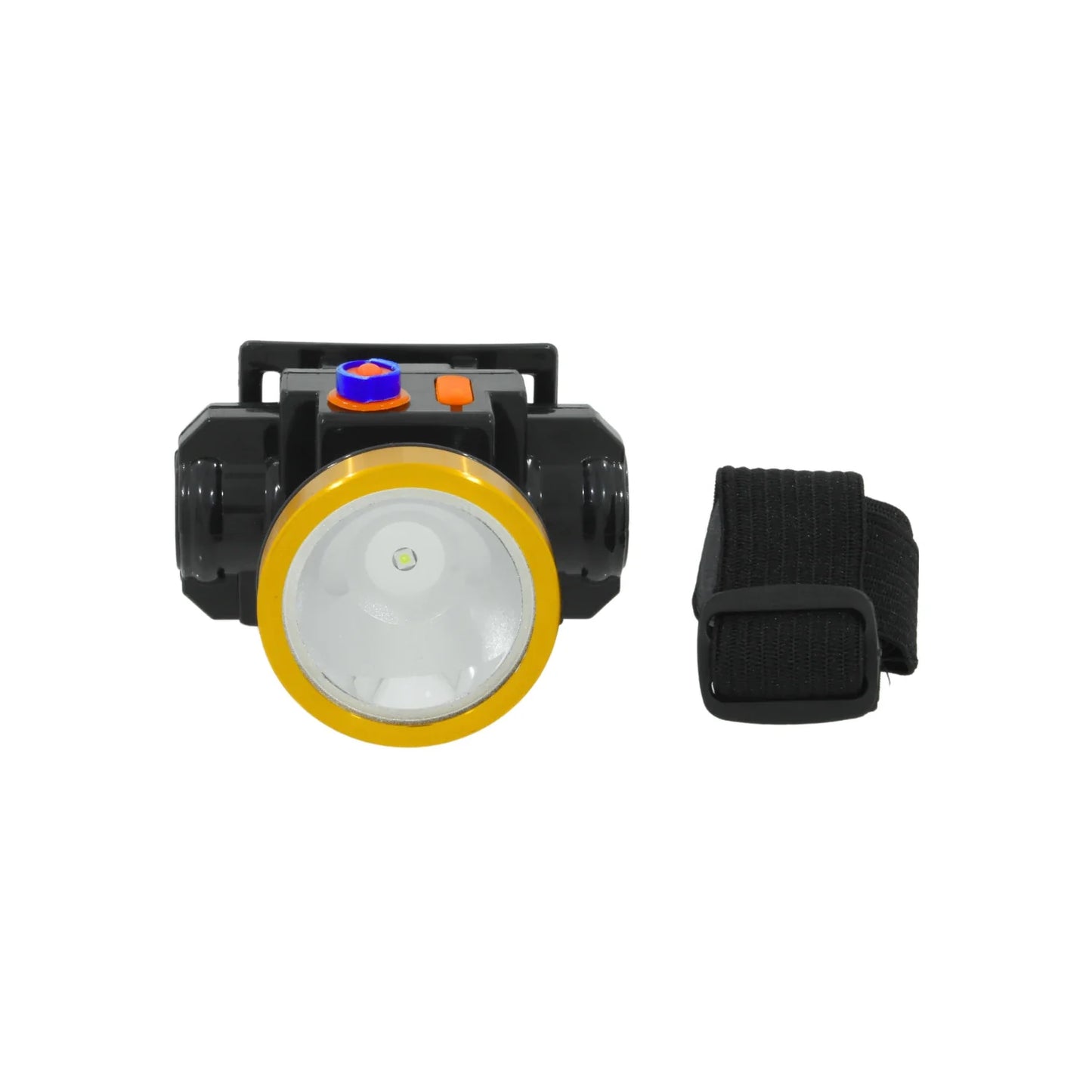Linterna frontal de LED., Batería de litio., Potencia :20 W, 1,800 mAh, Tiempo de duración: 7 horas luz brillante., 10 horas luz tenue.