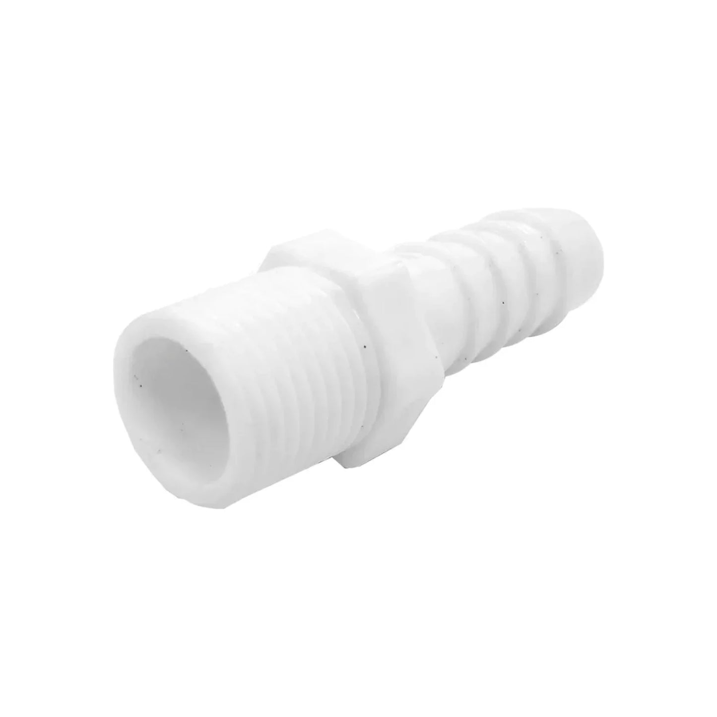 Conector plástico 1/2" (13 mm) rosca exterior (macho)