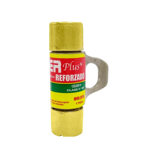 Cuerpo reforzado fabricado en ABS,Tapas de latón para una correcta conducción eléctrica.,Filamento hecho de aleación o de metal que se destaca por pequeños puntos de fusión bajo.,Con agarradera.