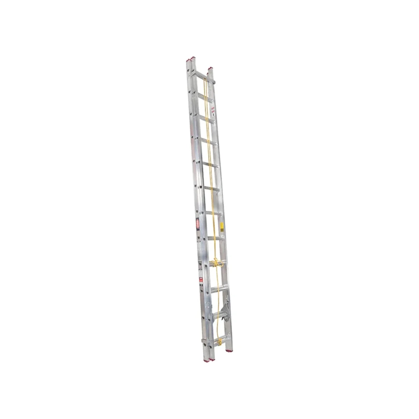Escalones: 24,Tamaño: 6.4 m,Altura máxima de seguridad: 5.46 m.,Largueros rectangulares de aluminio con escalones antiderrapantes tipo "D"