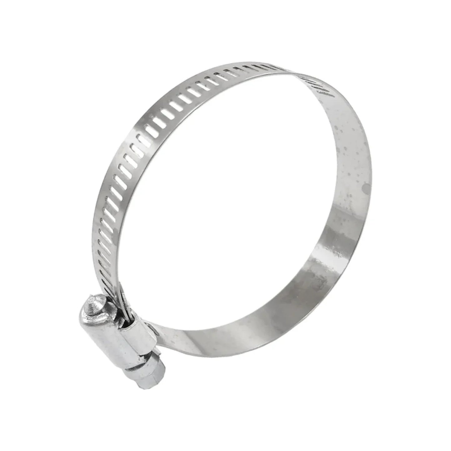 Banda de acero inoxidable.,Apertura mínima: 1 12/16" (44 mm).,Apertura máxima: 2 3/4" (70 mm).,Tornillo, tapa y base de acero con un acabado de dicromato de zinc resistente a la corrosión.,Uso doméstico, ferretería, jardinería y agricultura.