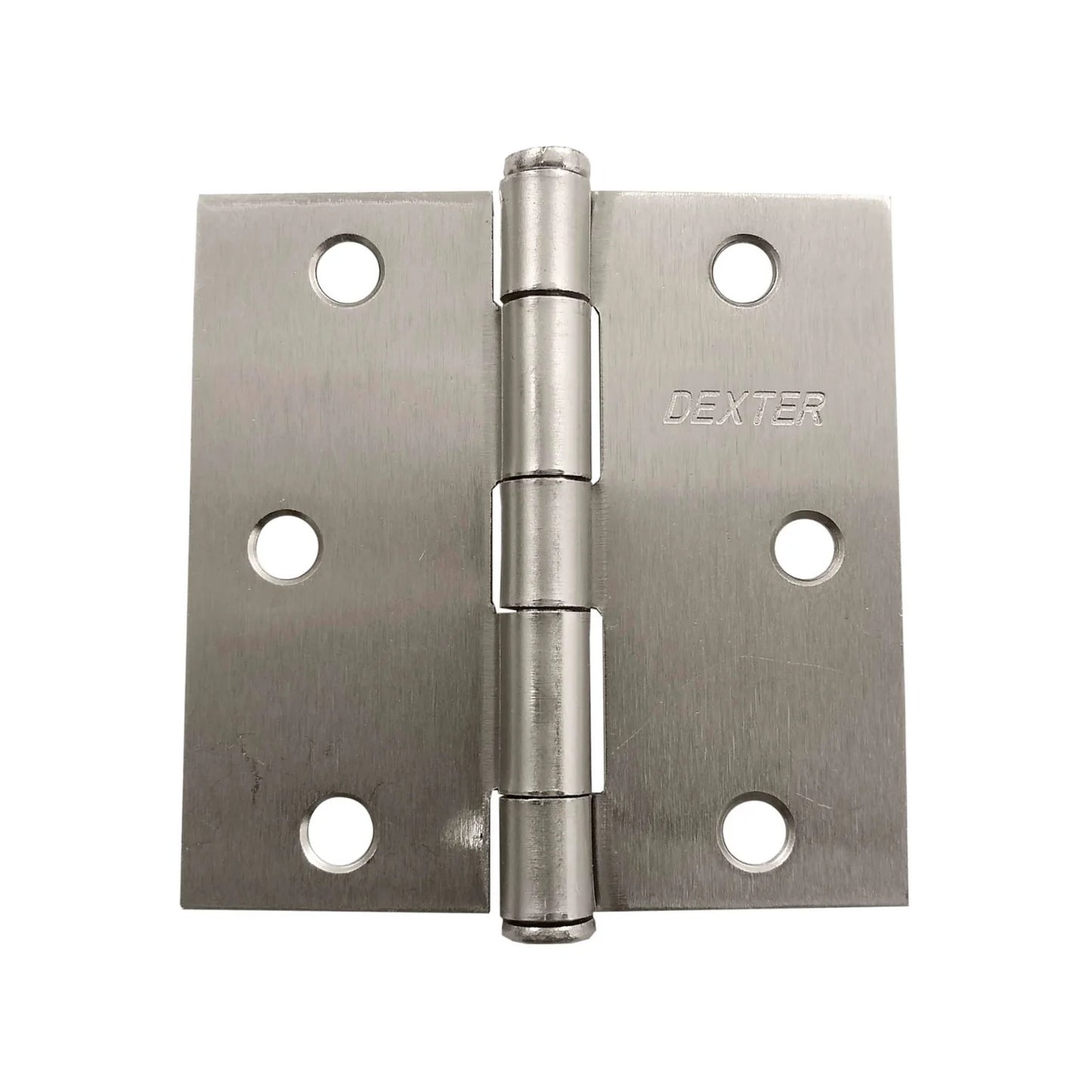 Fabricado en acero.,Bisagra residencial.,Perno suelto.,Cabeza plana de 1.6 de espesor.,Medida: 3" x 3" ,Acabado níquel satinado sin baleros.