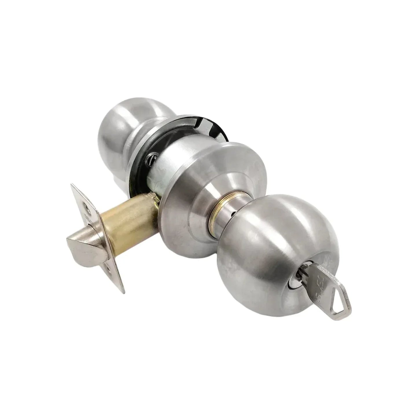 Cerradura/Chapa para recámara cromada Dexter 6825 barza