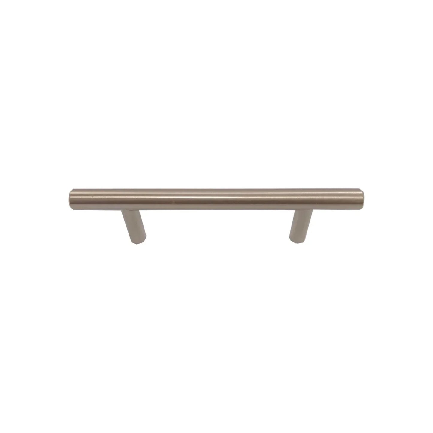 Jaladera 128 mm barra de acero níquel satinado Handy Home 7991