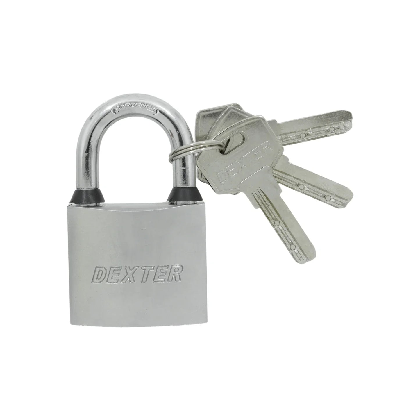 Alta resistencia al corte.,Cuerpo de hierro.,Gancho corto de 50 mm,Protección anticorrosión en gancho.,Ideal para el hogar, negocio, bodegas, escuelas, etc.,Juego de 3 llaves. de puntos.,Acabado: Niquel satinado.