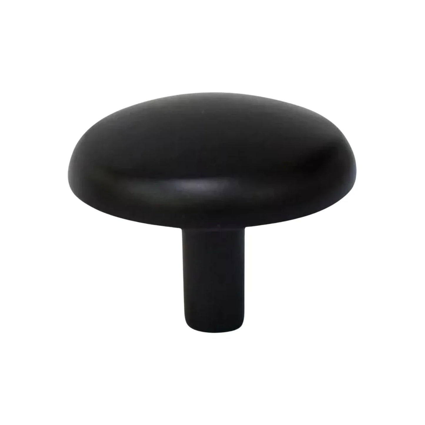 Información Técnica., Material: Zamac., Tipo de jaladera: Botón., Diámetro: 29.5, Altura: 24 mm, Ideal para muebles de hogar y oficina., Acabado: Negra.