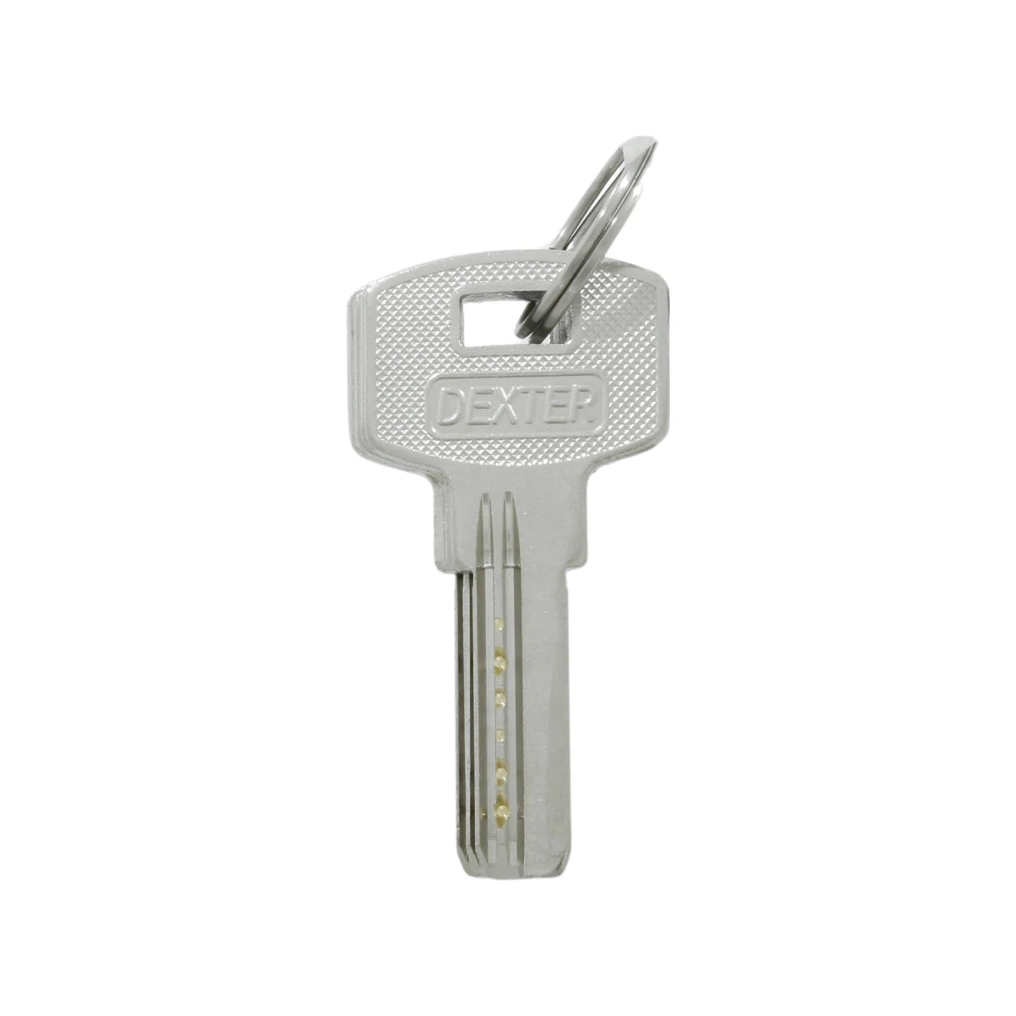 Llave Dexter de repuesto para cerradura de cilindro, color plateado
