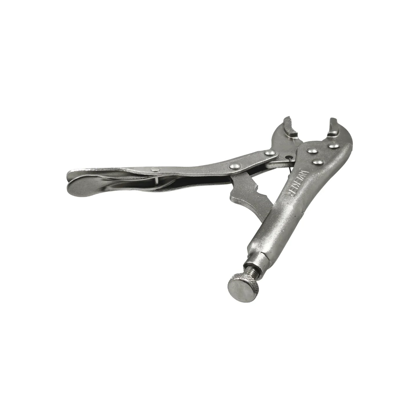 Pinza de presión 7" curva Veker 12281