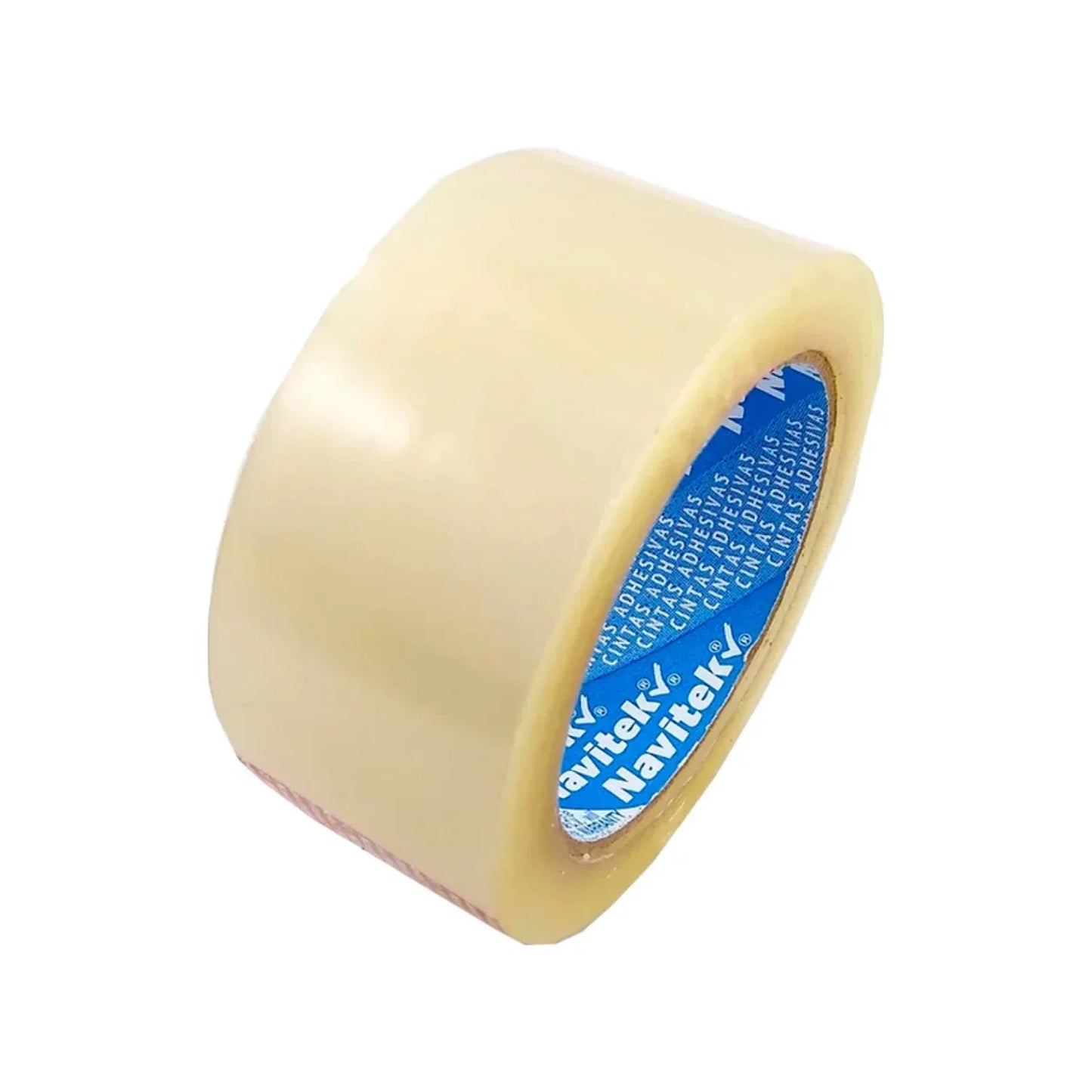 Acrílico base agua.,Amable con el medio ambiente no tóxica.,Cinta de apariencia amarillenta de 100 m,Ideal para trabajos escolares, para forrar, pegar, proteger, reparar y unir.