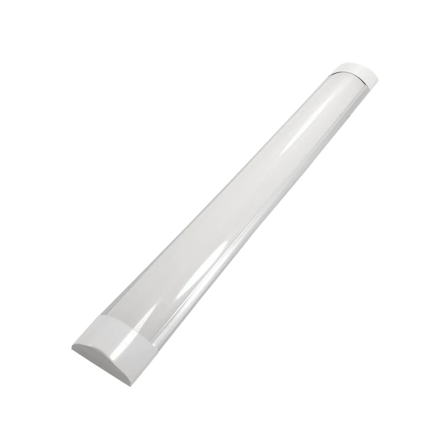 Lámpara LED lineal 60cm 20W blanca para gabinete o sobreponer, iluminación eficiente