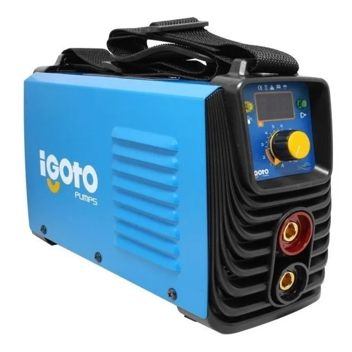 Voltaje: 110 V +/- 15%,Frecuencia: 60 Hz,Corriente de entrada: 20 A,Voltaje de carga: 67 V,Rango de carga: 30 - 130 A,Ciclo de trabajo: 60 %,Eficiencia: 80%,Factor de poder: 0.93,Tipo de aislamiento: "F",Grado de protección: IP21,Peso: 4 kg,Dimensiones: 34.5 x 20 x 23 cm,Ideal para trabajo industrial ligero.,Útil para soldaduras de hasta 3.2 mm,Electrodos aceptados: 6013 3/32", 6013 1/8", fierro colado.