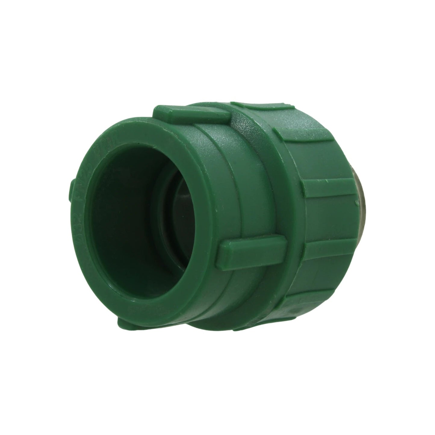 Conector de unión PPR verde para tuberías de agua, acople de fontanería.