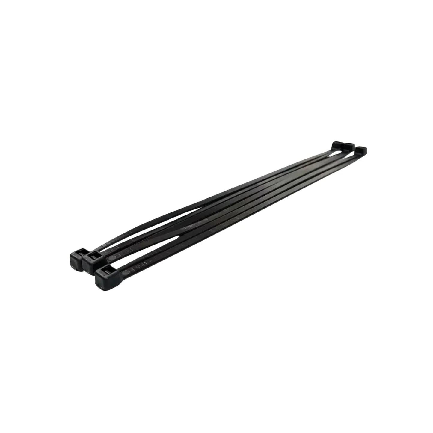 Fabricado en ABS,Largo 10 cm / 4",Tensión 8 kg,Cincho de plástico color negro de uso ligero (bolsa de 100piezas).