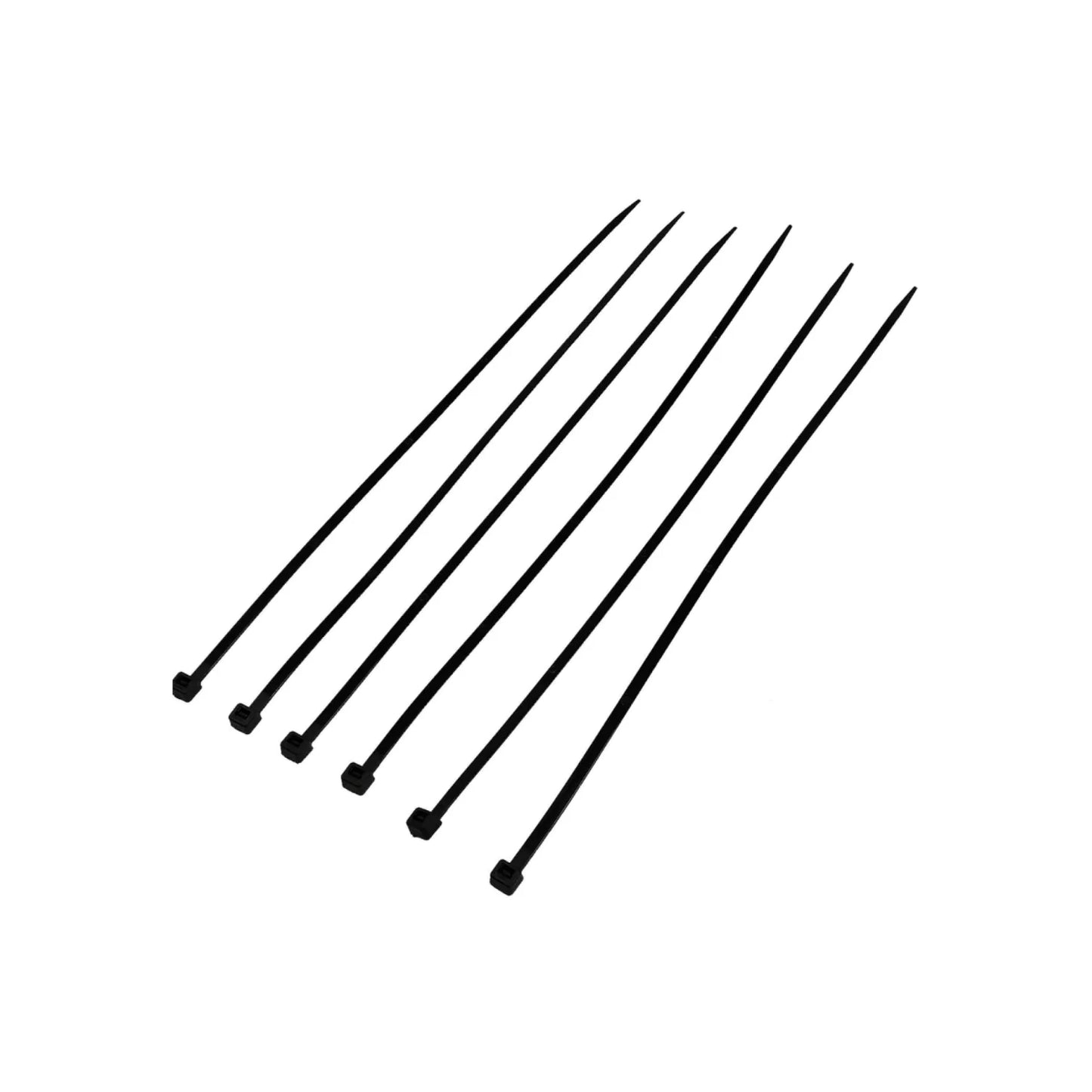 Cincho 14" (35.56 cm) negro 50 piezas Fulgore FU0282