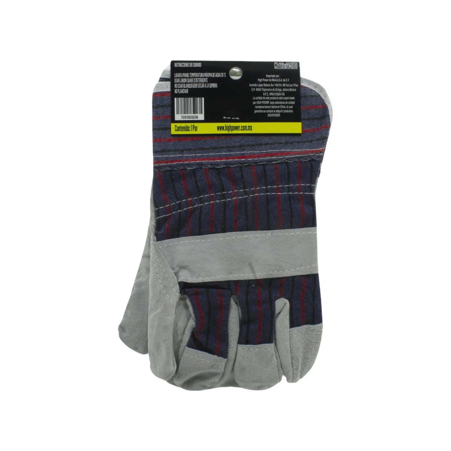 Guante de carnaza corto High Power GC-1001