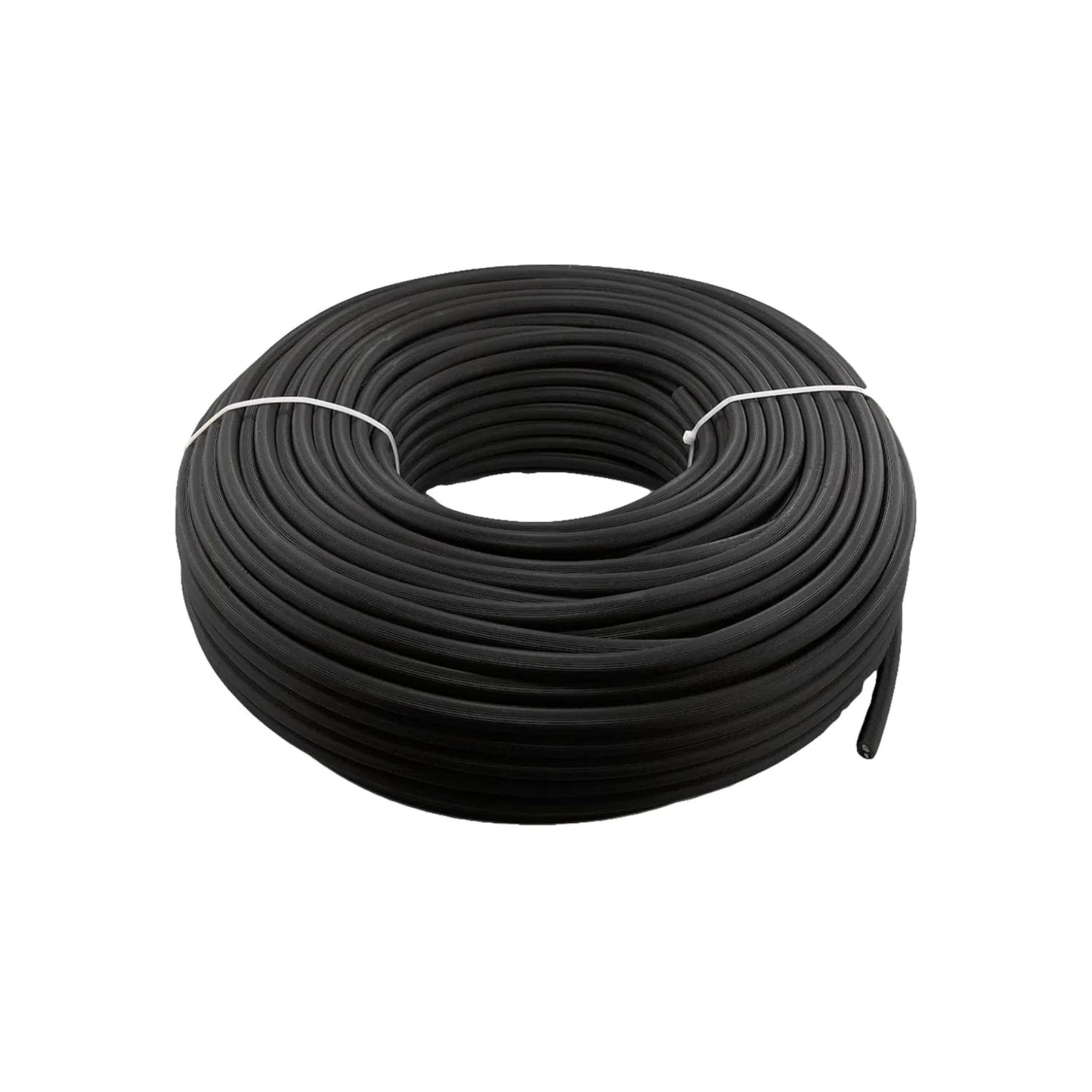 Bobina de cable eléctrico uso rudo 2x10 AWG negro, para intemperie e instalaciones fijas, 100 metros