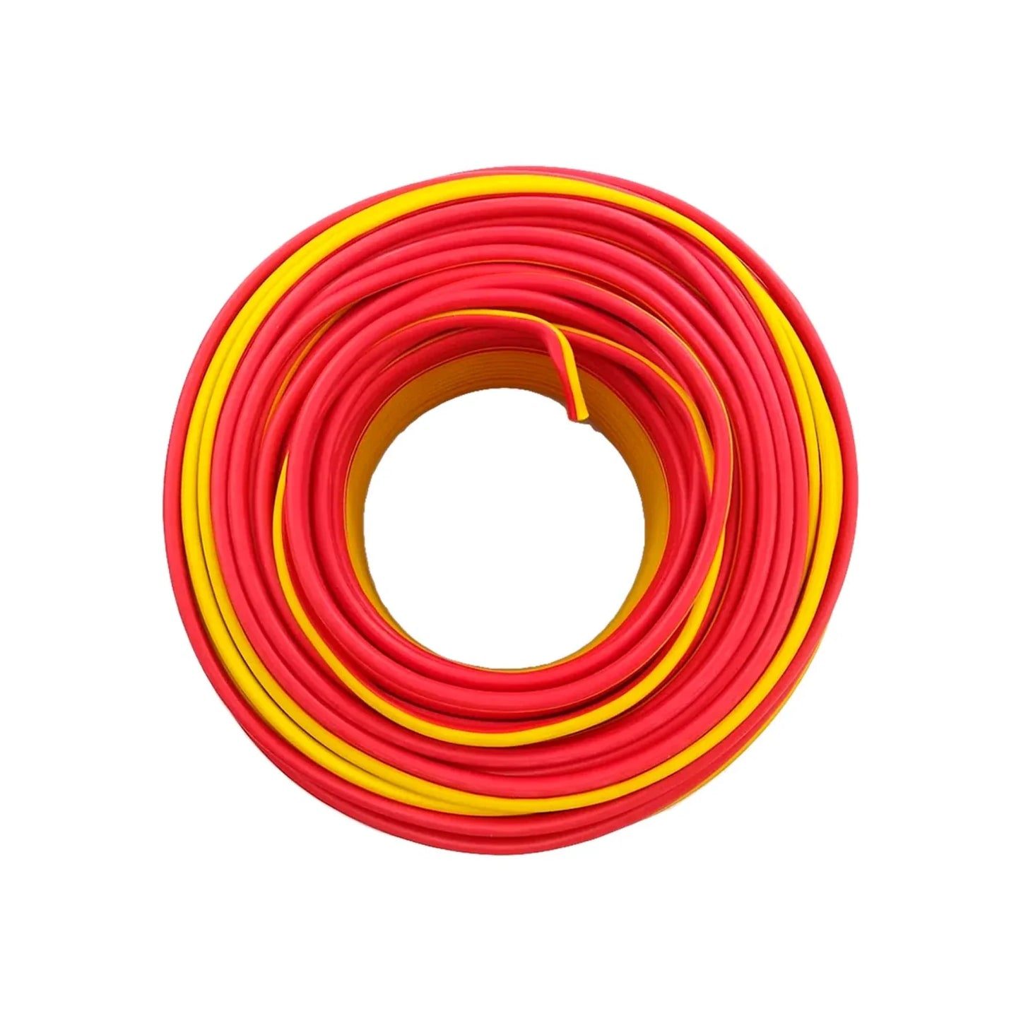 Cable alucobre.,100 metros de largo.,Calibre 8,Flexible. y ligero.,Aislamiento de PVC y antiflama 90º.,Único con extruido doble.,19 hilos.
