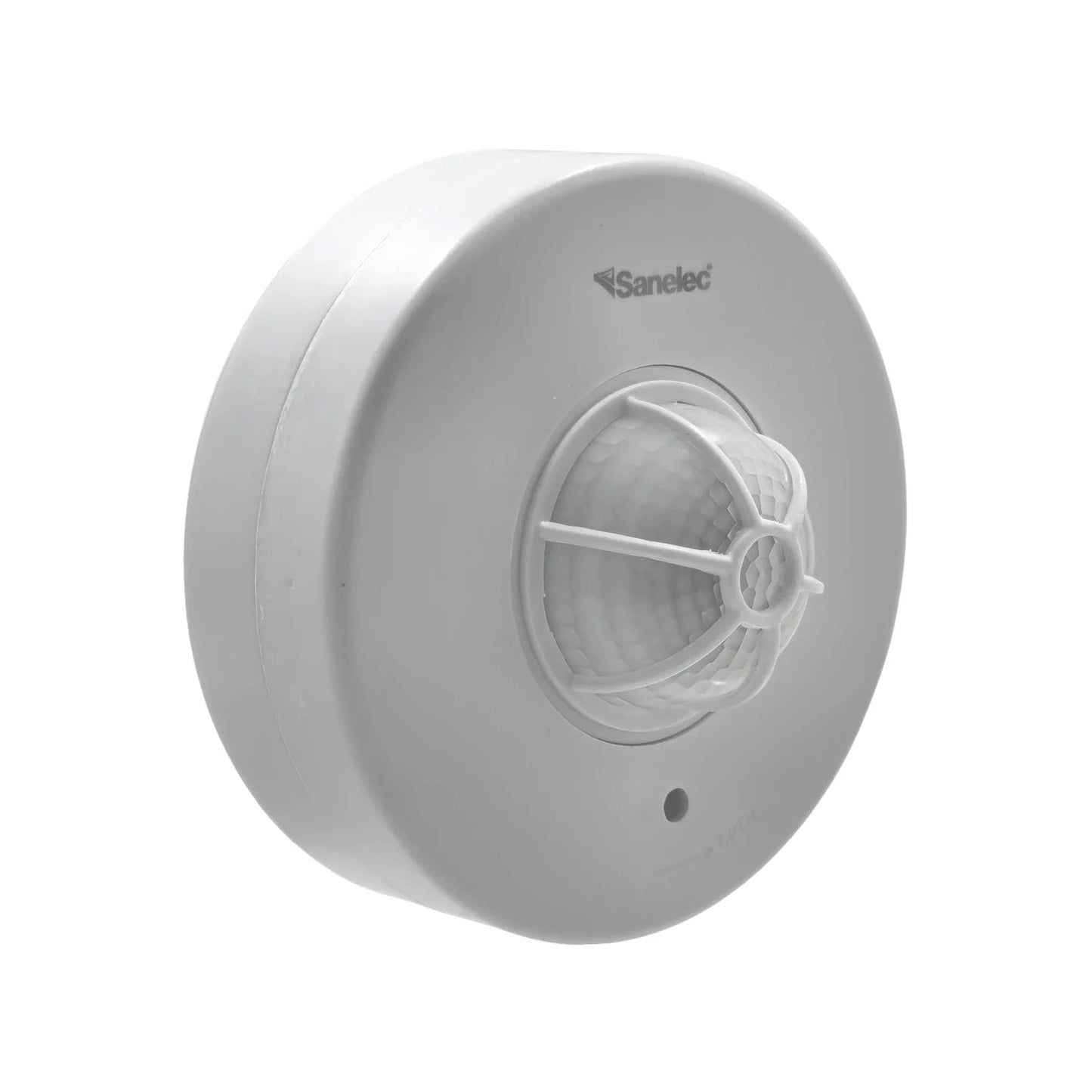 Sensor de movimiento Sanelec blanco para techo, detector PIR de presencia para automatización de luz