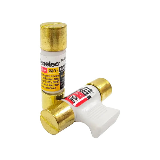 Para uso doméstico, comercial e industrial.,Listón de zinc incluido.,Fusible de 30 AMP con agarradera y rosca plástica.,Fusible juego de 2 piezas.