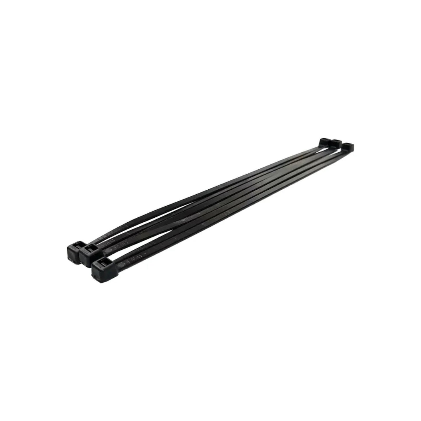 Manojo de cinchos negros para sujeción y organización de cables eléctricos