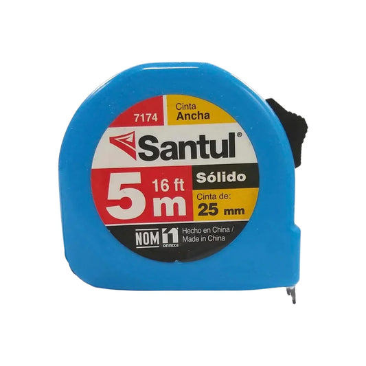 Carcasa de ABS de alta resistencia.,Flexómetro de 25 mm de ancho.,Flexómetro de 5 m,Flexómetro solido.