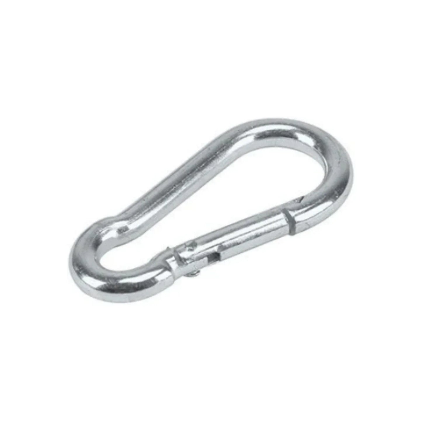 Cuerpo de acero.,Sistema de apertura y cierre rápido.,Carga de trabajo: 99 kg,Medidas:,Largo: 2" (50.8 mm).,Apertura: 1/4" (6 mm).,Grosor: 3/16" (5 mm).,Ideal para conexiones rápidas de cables y cuerdas.,No se use a manera de dispositivo de seguridad.,Garantía: 12 Años por defecto de fabricación en condiciones normales de operación.