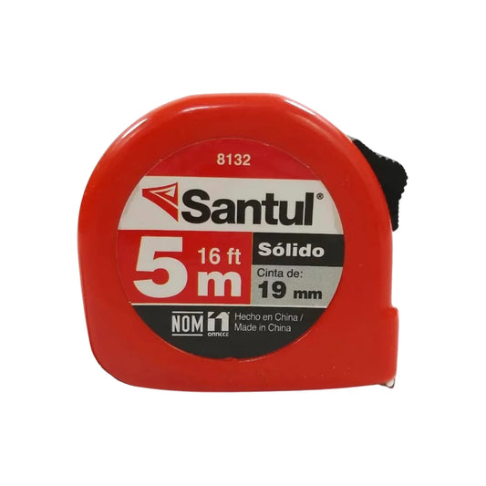 Carcasa de ABS de alta resistencia.,Flexómetro de 19 mm de ancho.,Flexómetro de 5 m,Flexómetro solido.