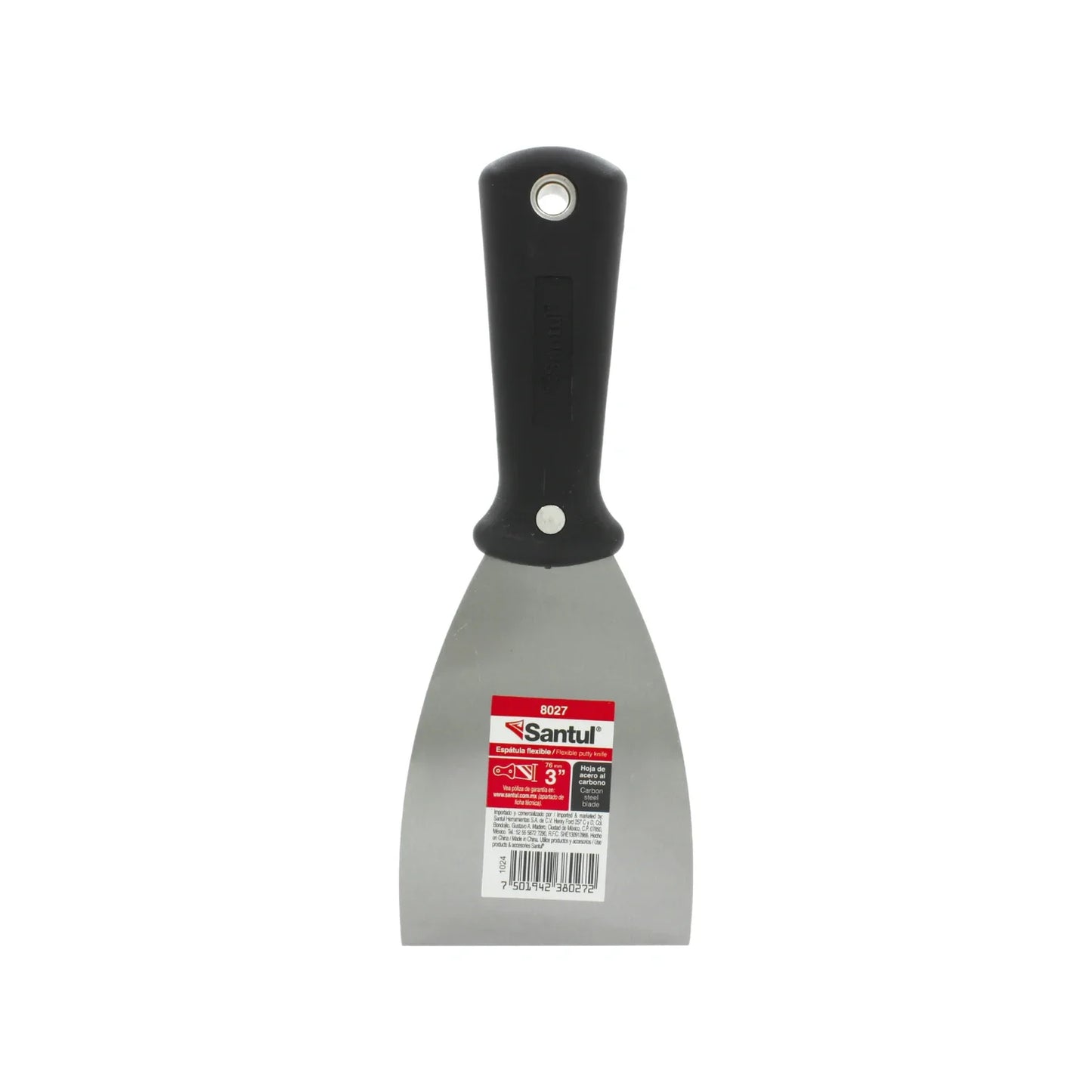 Espátula 3" mango de plástico Santul 8027