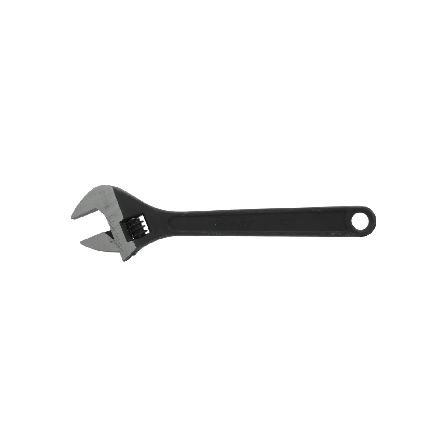 Información Técnica., Fabricada de acero al carbono., Mordazas forjadas ajustables., Acabado: Pavonado., Tamaño: 12", Llave de apriete ajustable., Apertura máxima: 33 mm\n\n<strong>La imagen puede diferir un poco del producto final.</strong>