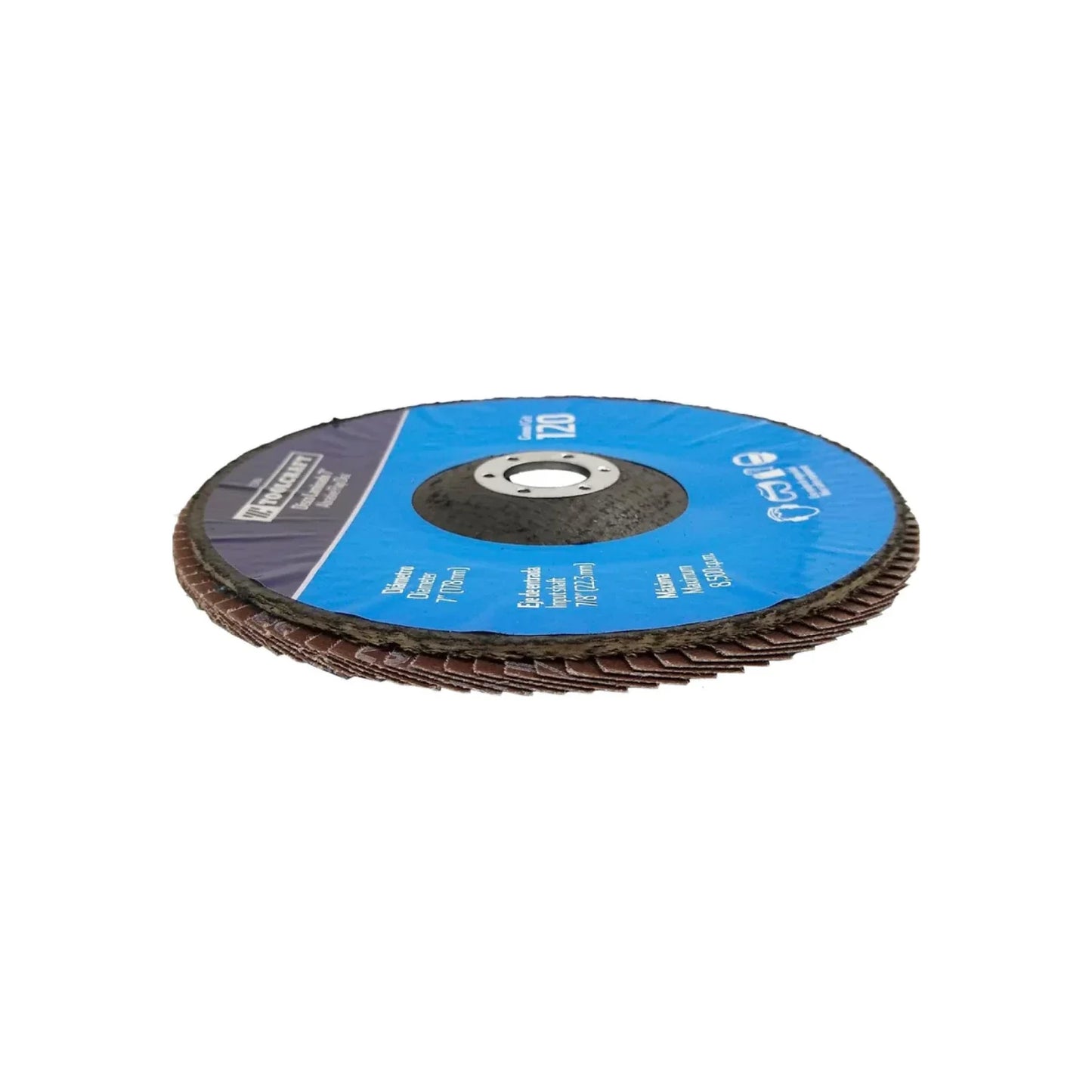Disco 7" laminado grano 120 Toolcraft TC5194