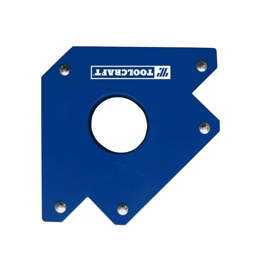 Capacidad decarga de 33 kg,Imán en escuadra para soldar en 4",Ángulos 45, 90 y 135 grados.,Material: Fierro.,Uso profesional.