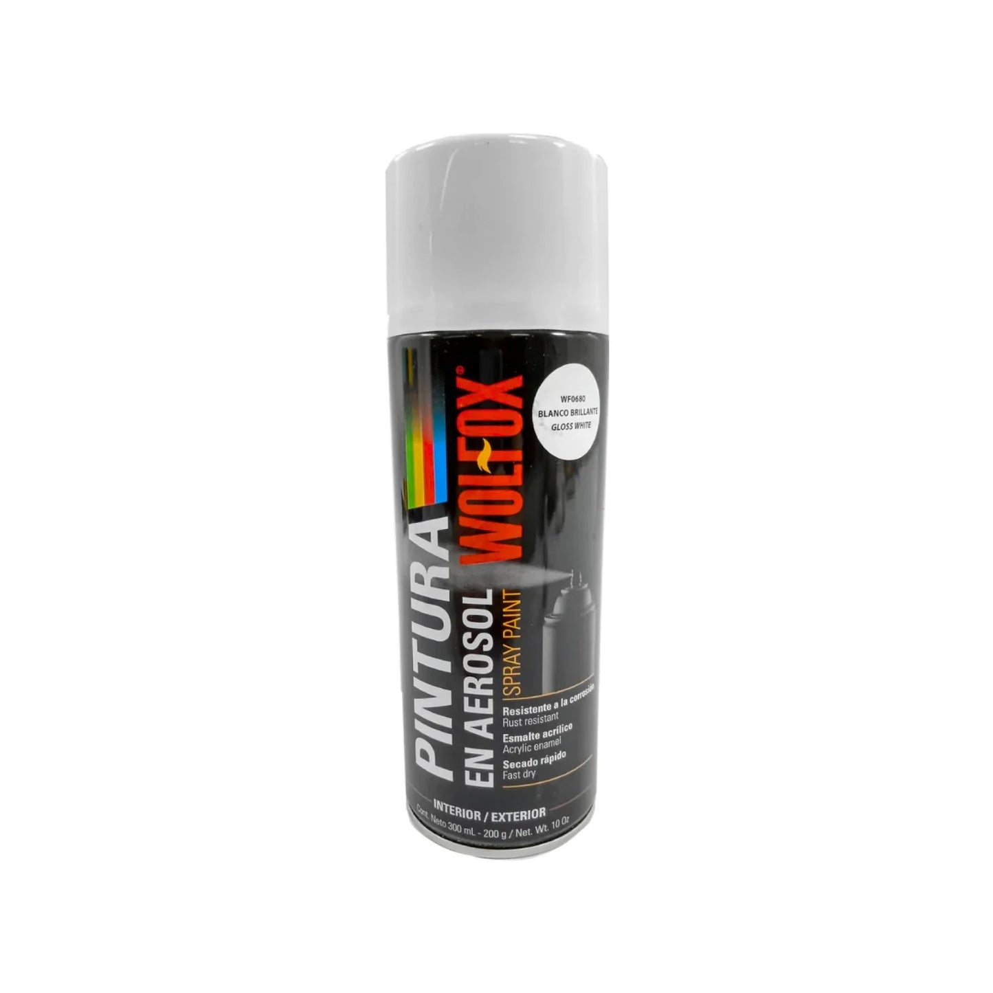 Lata de 300 ml - 280 g,Para uso en interiores y exteriores (no contiene plomo).,Color básico de mayor rendimiento y mejor cobertura.,Secado rápido.,Venta, solo en tienda física.