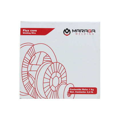 Microalambre tubular 0.030" de 1 kg sin gas Maraga Welding MW-E71TGS-30