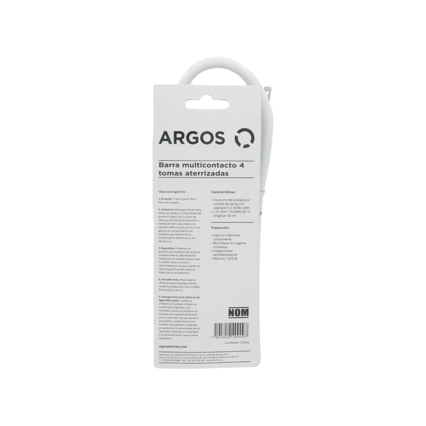 Multicontacto 4 entradas Argos 9700300