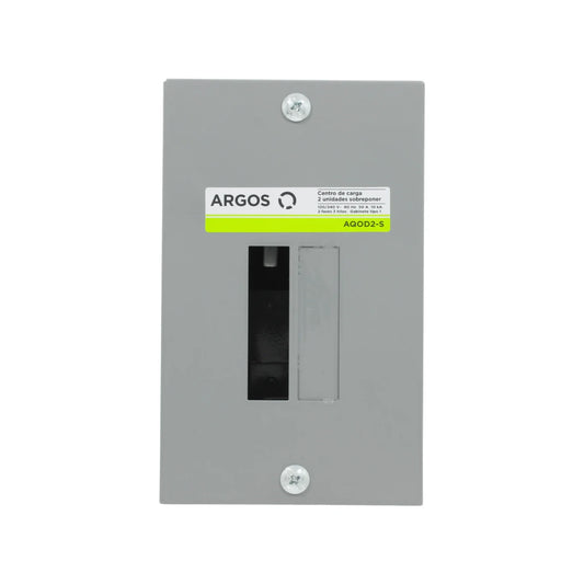 Fabricado en lámina de acero rolada en frío fosfatizada.,Acabado en pintura electrostática color gris (RAL 7037).,Tensión de alimentación: 120/240 V,Frecuencia: 60 Hz,Protección para circuitos de equipos de aire acondicionado, refrigeración, máquinas, herramientas en pequeños talleres.,Protección para instalaciones con carga monofásica o trifásica.,Capacidad máxima de 50 A