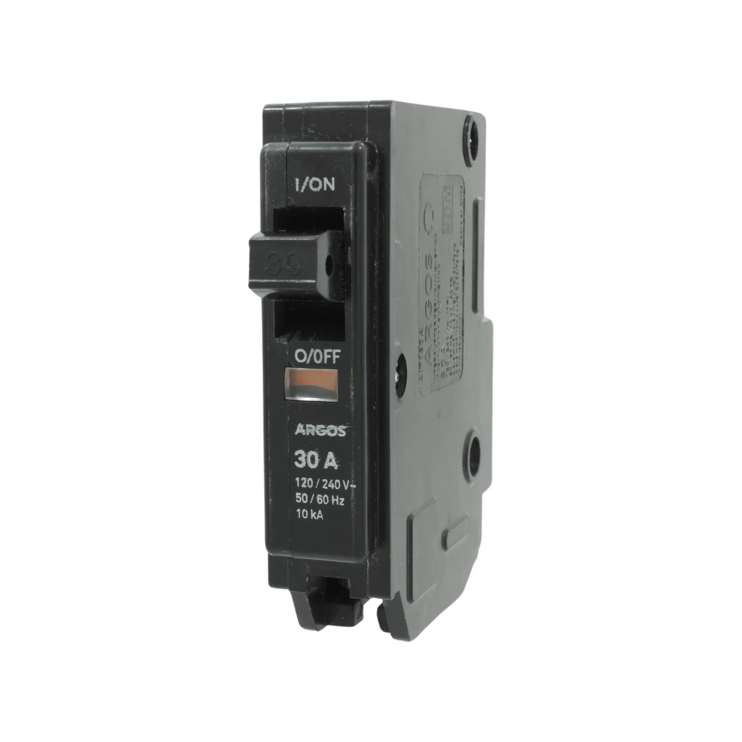Breaker termomagnético Argos negro 30A 120/240V 10kA, protección de circuitos eléctricos