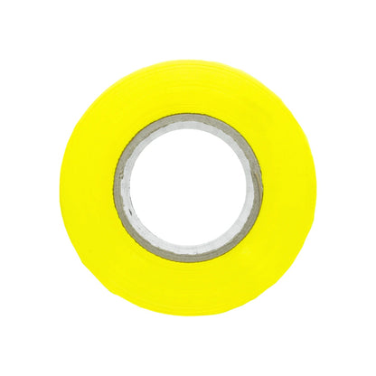 Cinta adhesiva amarilla de vinilo en rollo, para aislamiento eléctrico y señalización