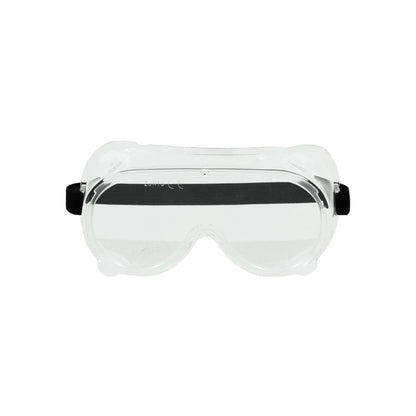 Goggles de protección ocular transparentes, esenciales para seguridad en talleres, obras y ferreterías.