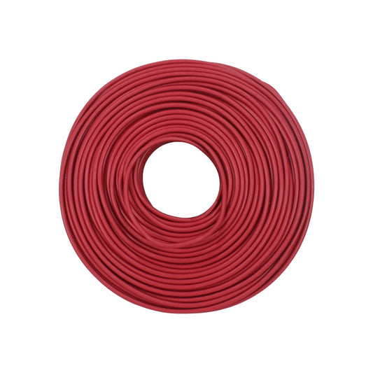 Rollo de cable eléctrico rojo calibre 10 para instalaciones domésticas y comerciales