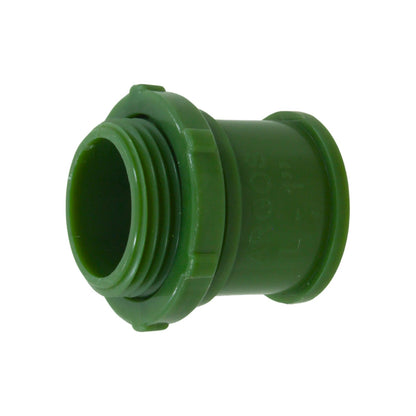 Conector conduit PVC Argos 1 pulgada (25mm) verde para instalaciones eléctricas