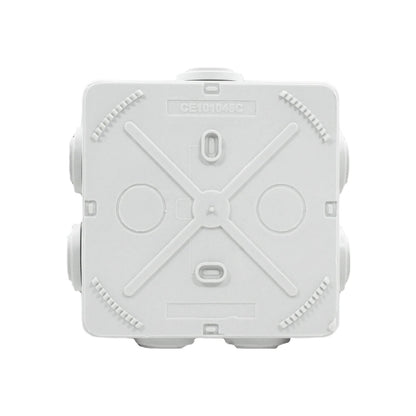 Caja estanca eléctrica blanca Argos CE101045C 100x100x45mm cuadrada para derivaciones con conos