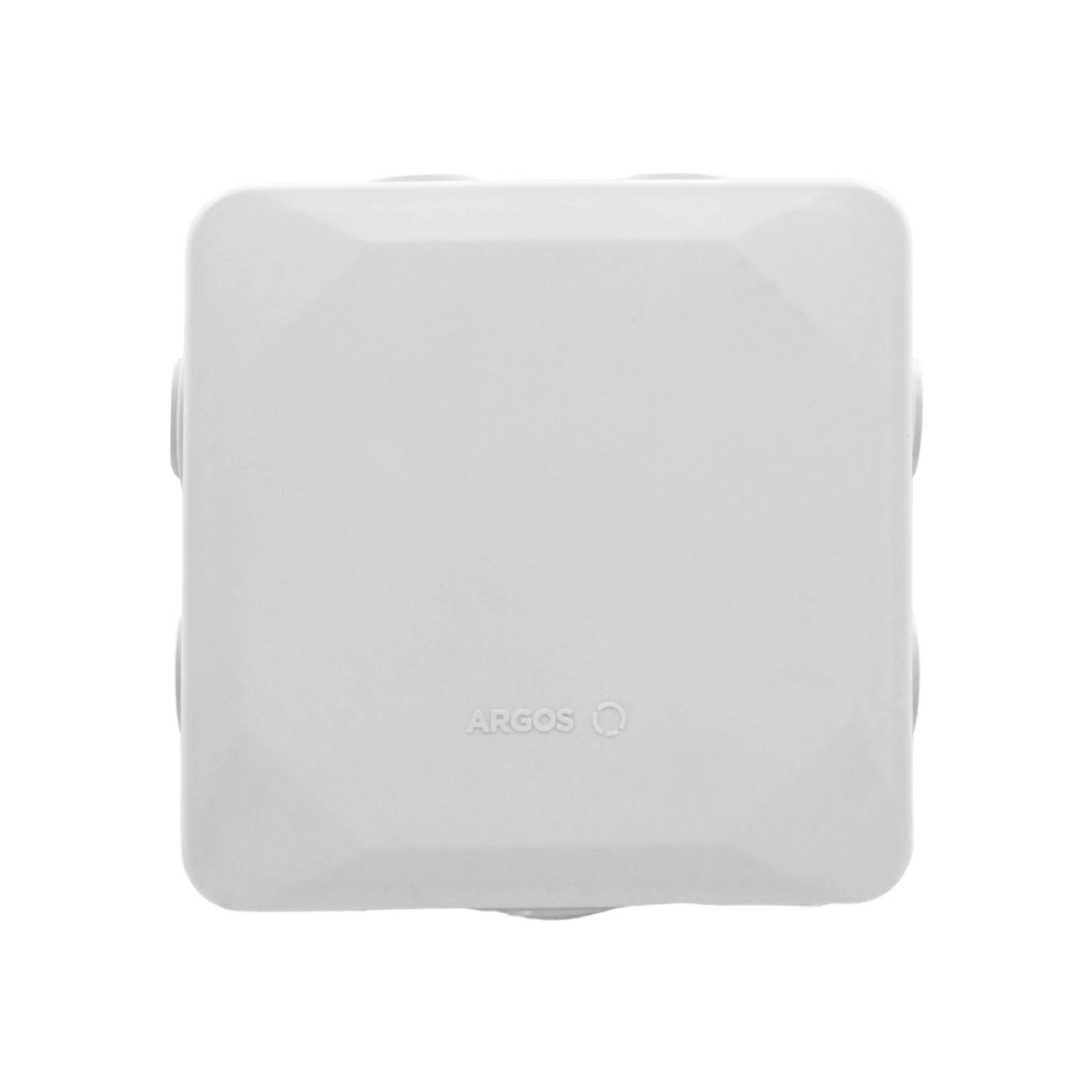 Caja estanca de plástico blanco Argos, para conexiones eléctricas 100x100mm