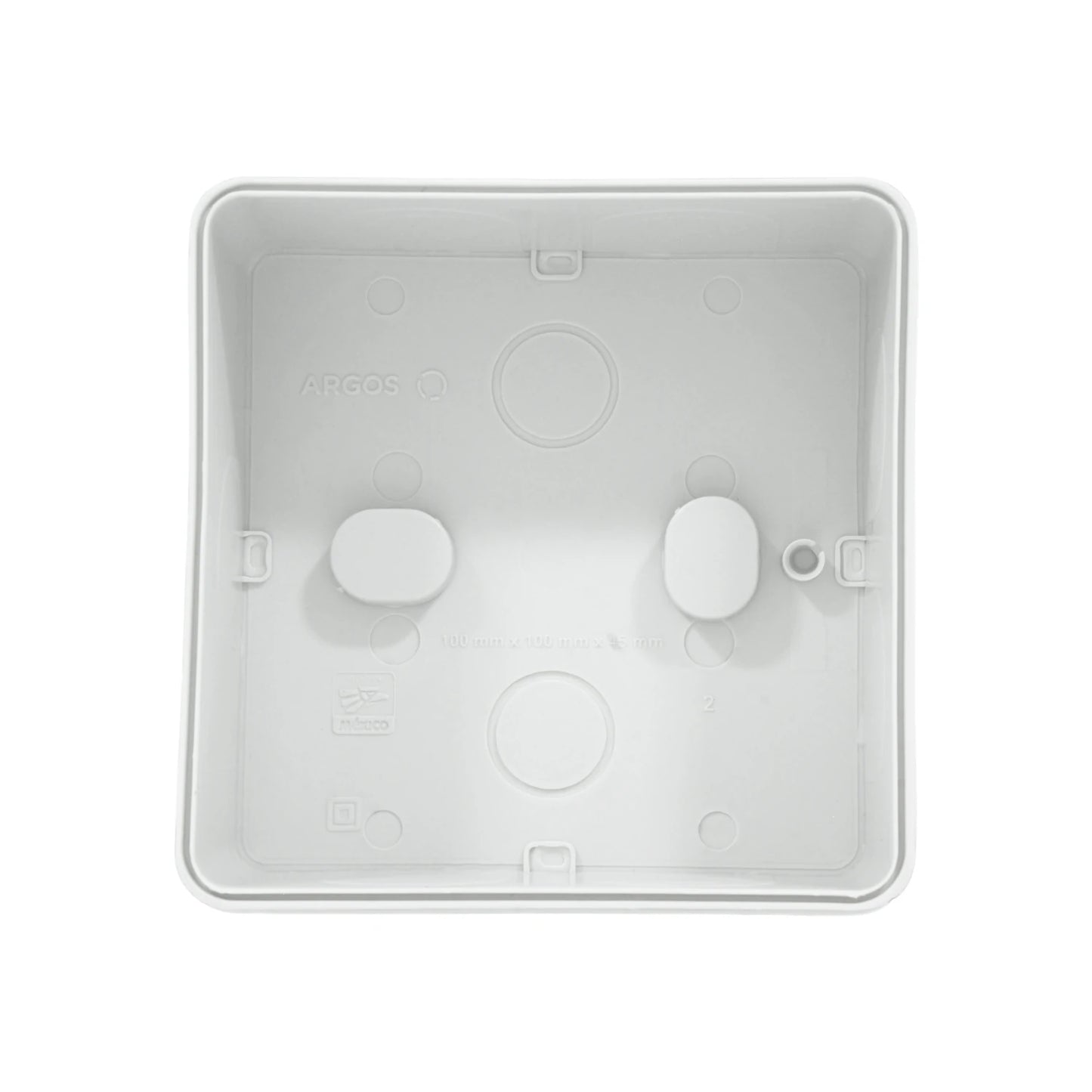 Caja estanca 100 x 100 x 45 mm lisa Argos CE101045LH