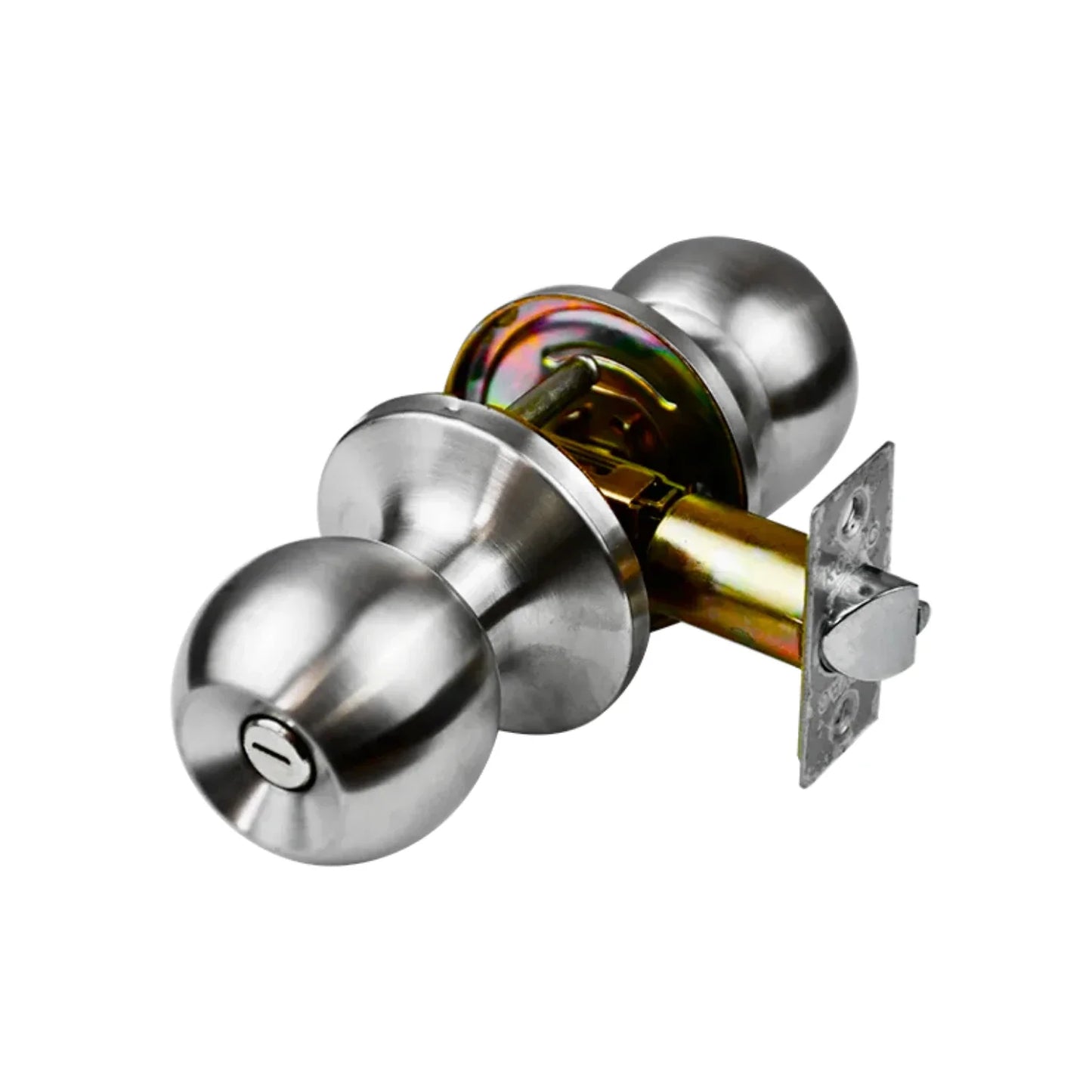Cerradura/Chapa esfera para recámara cromada Kovac PT01