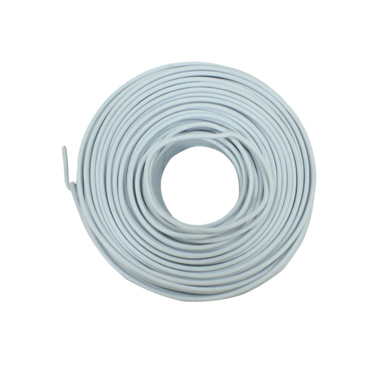 Cable eléctrico blanco calibre 10 en rollo de 100 metros para instalaciones